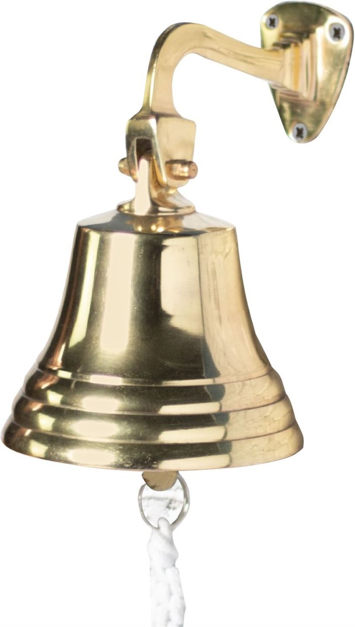The Range | Maison & White Wall Mounted Traditional Door Ship Bell - Gold Maison & White Wall Mounted Traditional Door Ship Bell - Gold