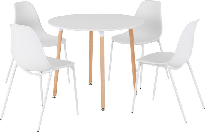 The Range | Seconique Lindon Dining Chair - White Seconique Lindon Dining Chair - White