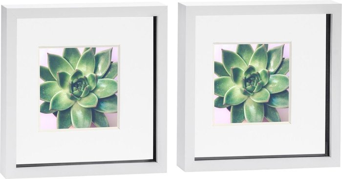 The Range | Nicola Spring 3D Box Photo Frame - 10 x 10 Nicola Spring 3D Box Photo Frame - 10 x 10