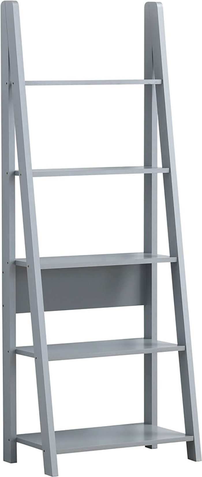 The Range | Riva 5 Tier Ladder Bookcase Grey Riva 5 Tier Ladder Bookcase Grey