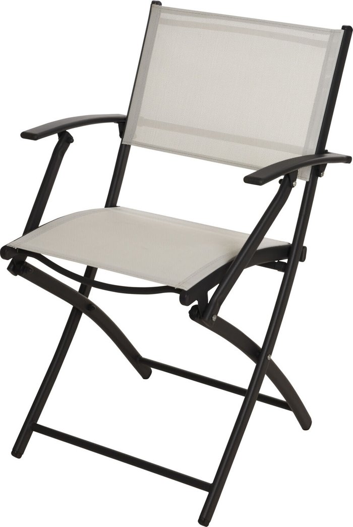 The Range | Steel Folding Patio Chair - White / 100cm / Large Steel Folding Patio Chair - White / 100cm / Large