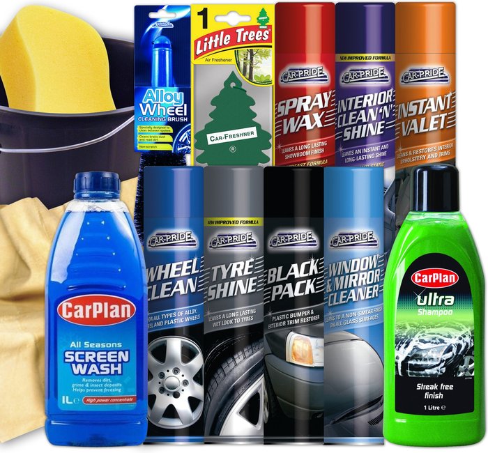 The Range | shop4allsorts Complete Car Wash Cleaning Kit - Black shop4allsorts Complete Car Wash Cleaning Kit - Black