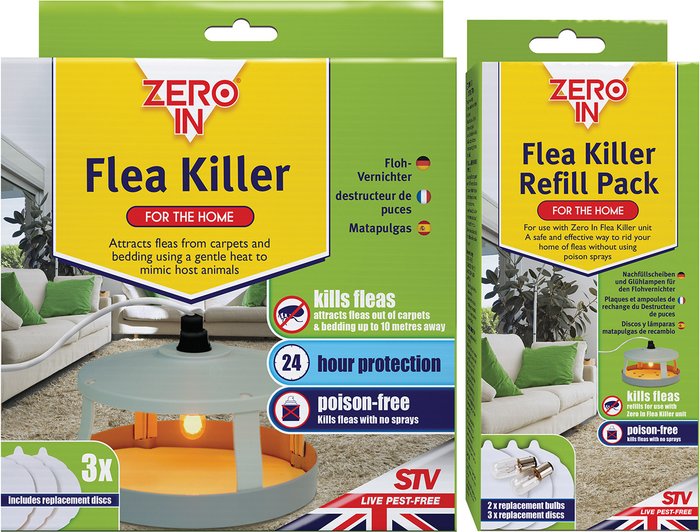 The Range | Zero In Zero In Flea Killer and Refill Kit - White Zero In Zero In Flea Killer and Refill Kit - White