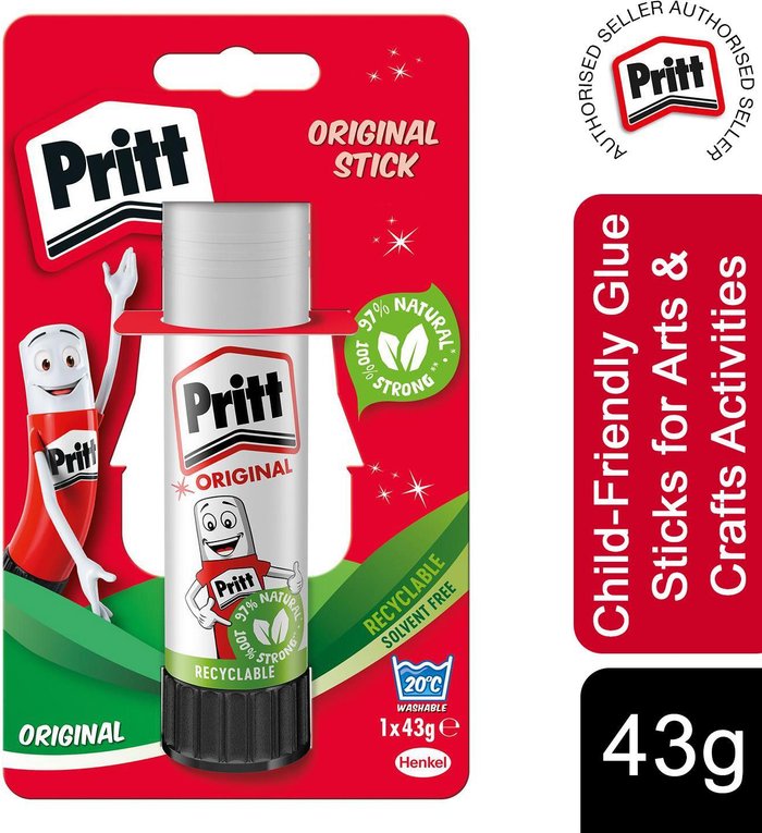 The Range | Pritt Pritt Child-Friendly Glue Sticks - White Pritt Pritt Child-Friendly Glue Sticks - White