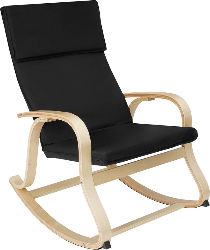 The Range | TECTAKE Rocking Chair Roca - Black TECTAKE Rocking Chair Roca - Black