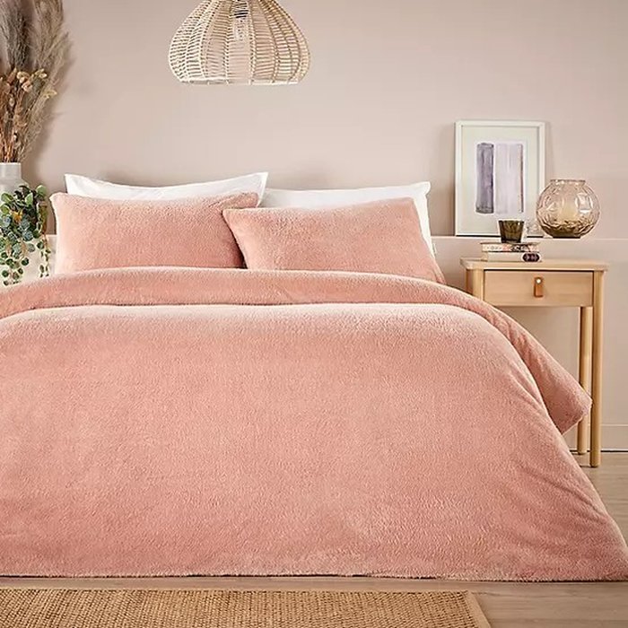 The Range | Vantona Fleece Essentials Quilt Cover Set - Blush Vantona Fleece Essentials Quilt Cover Set - Blush