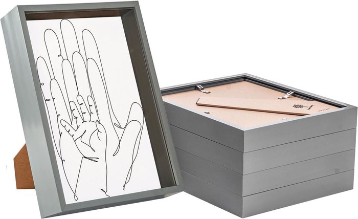 The Range | Nicola Spring Deep Box Photo Frames - A4 (8 x 12 Nicola Spring Deep Box Photo Frames - A4 (8 x 12