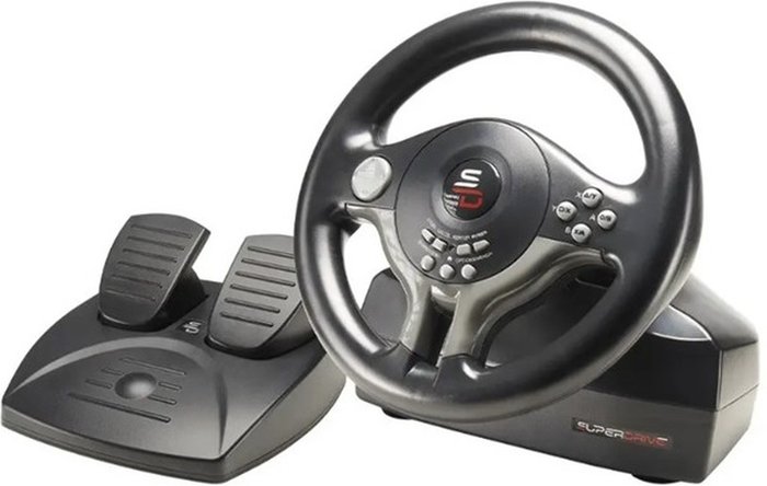 The Range | Superdrive Superdrive SV200 Driving Wheel for Switch, PS4, Xbox One & PC - Black Superdrive Superdrive SV200 Driving Wheel for Switch, PS4, Xbox One & PC - Black