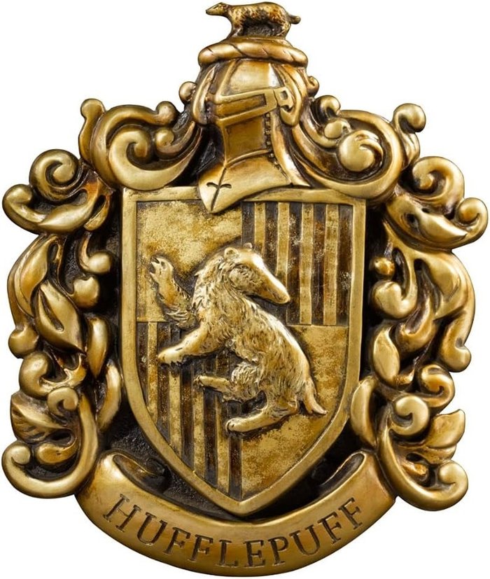 The Range | Noble Collection Hufflepuff Crest Wall Art - Gold Noble Collection Hufflepuff Crest Wall Art - Gold