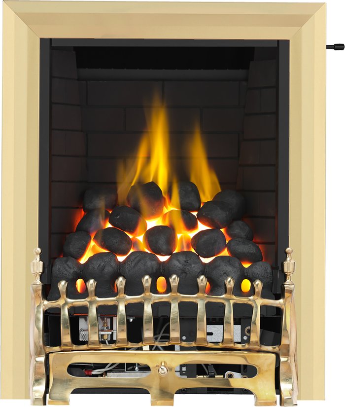 The Range | Focal Point Fires Focal Point Blenheim Full Depth Slide Gas Fire - Brass Focal Point Fires Focal Point Blenheim Full Depth Slide Gas Fire - Brass