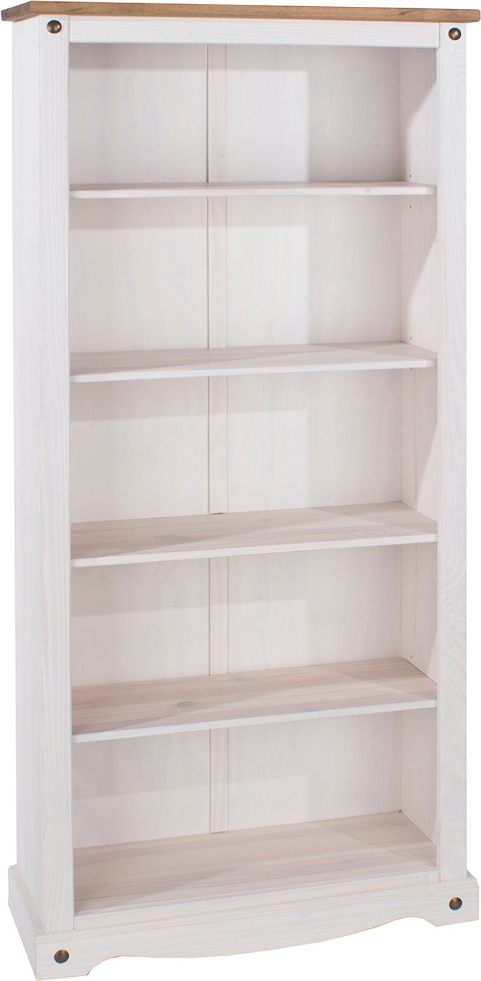 The Range | Core Corona White Tall Bookcase White Core Corona White Tall Bookcase White