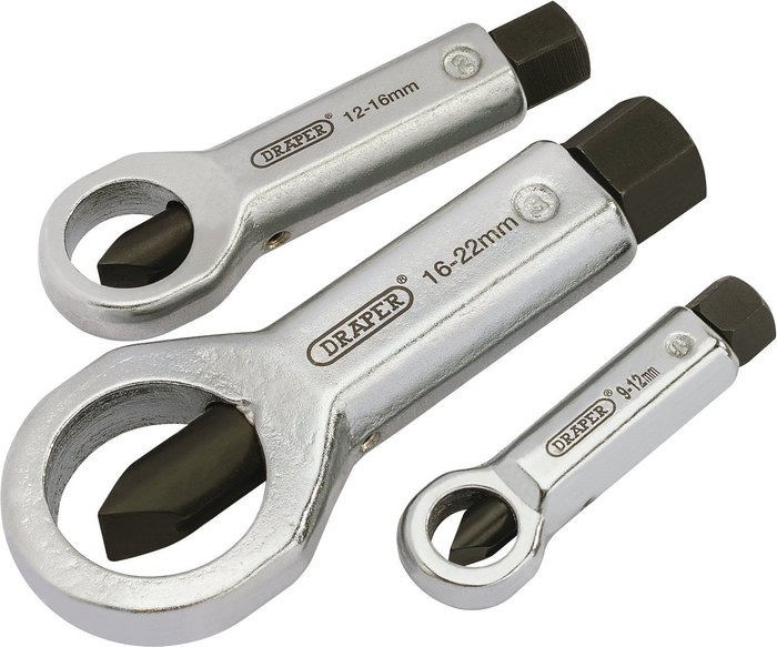 The Range | Draper Draper 3 Piece Nut Splitter Set Draper Draper 3 Piece Nut Splitter Set