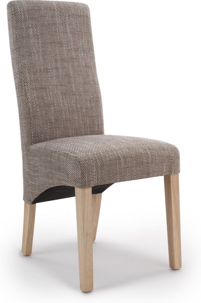 The Range | Shankar 2 x Shankar Baxter Wave Back Tweed Oatmeal Dining Chairs Shankar 2 x Shankar Baxter Wave Back Tweed Oatmeal Dining Chairs