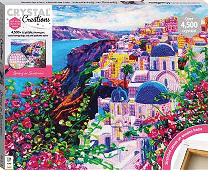 The Range | Hinkler Hinkler Crystal Creations Canvas - 50cm / Spring in Santorini Hinkler Hinkler Crystal Creations Canvas - 50cm / Spring in Santorini