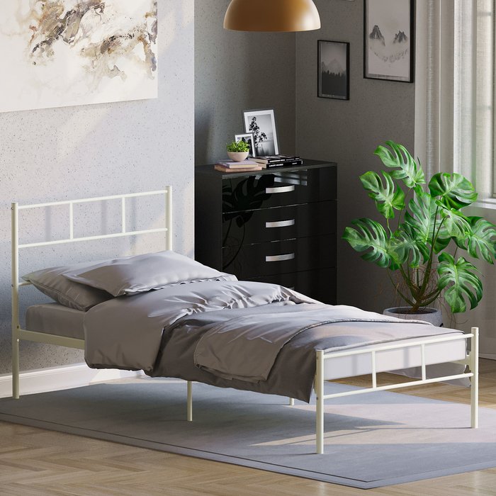 The Range | Dorset Bed Frame - White / Single Dorset Bed Frame - White / Single
