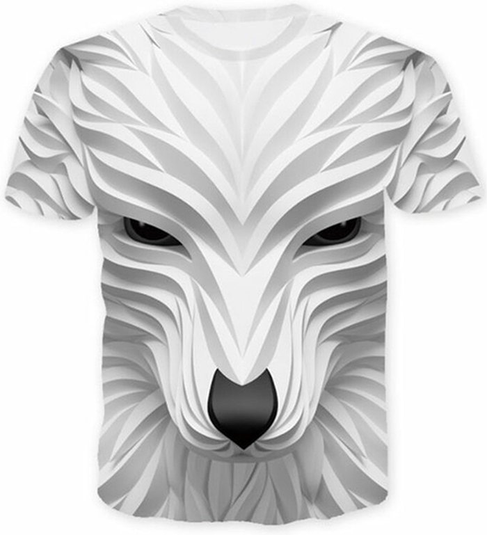 The Range | Fox Printed T-Shirt - White / L Fox Printed T-Shirt - White / L