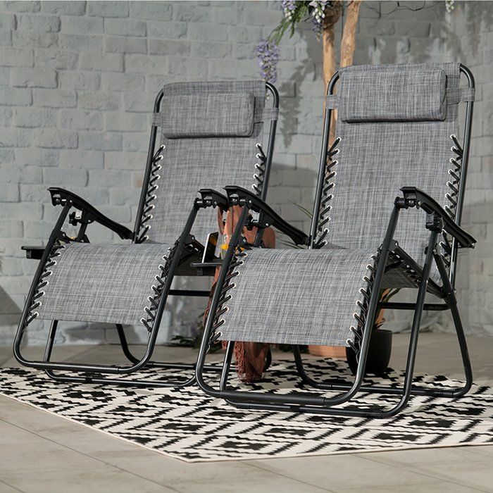 The Range | Royalcraft Royalcraft 2Pk Zero Gravity Relaxer - Grey Royalcraft Royalcraft 2Pk Zero Gravity Relaxer - Grey