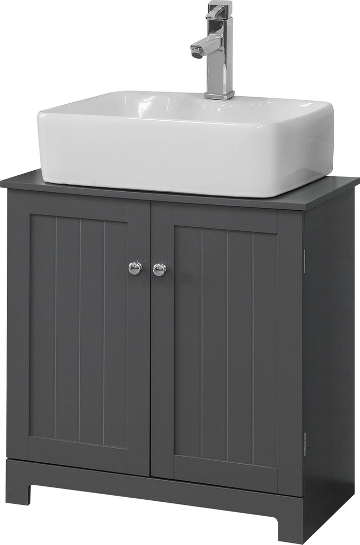 The Range | SoBuy SoBuy Bathroom Under Sink Cabinet Vanity Unit with 2 Doors - Grey SoBuy SoBuy Bathroom Under Sink Cabinet Vanity Unit with 2 Doors - Grey