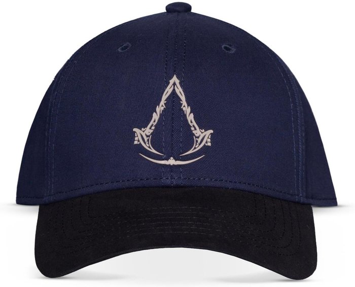 The Range | ASSASSIN'S CREED ASSASSIN'S CREED Mirage Crest Logo Adjustable Cap - BA076378ASC - Blue ASSASSIN'S CREED ASSASSIN'S CREED Mirage Crest Logo Adjustable Cap - BA076378ASC - Blue