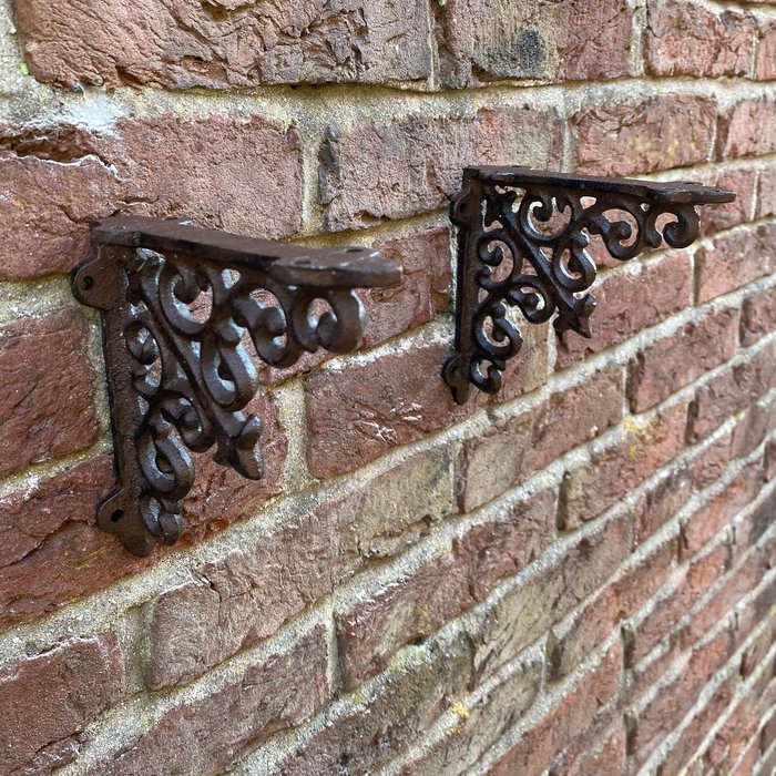 The Range | Selections Traditional Style Cast Iron Shelf Brackets - Bronze Selections Traditional Style Cast Iron Shelf Brackets - Bronze
