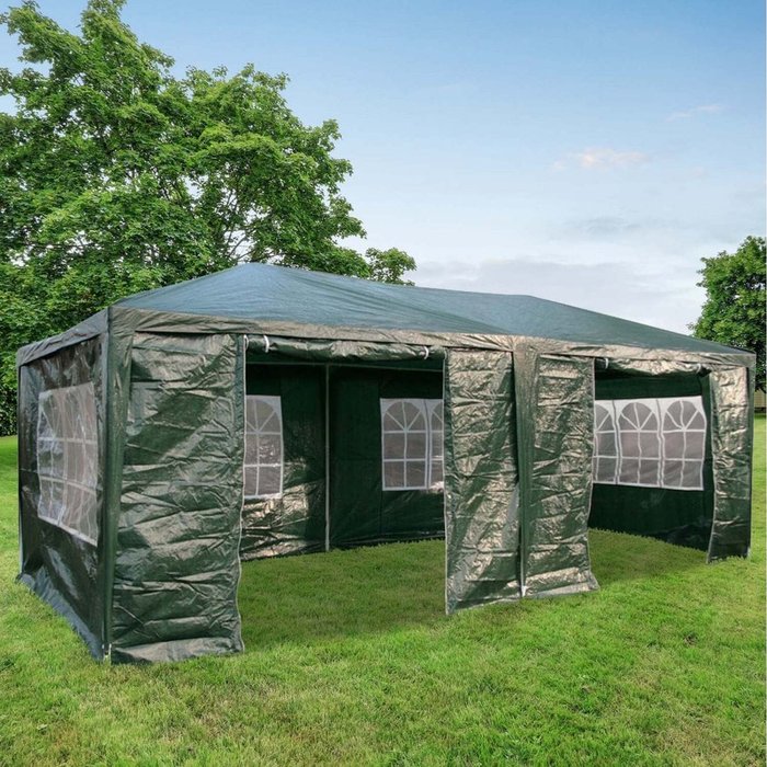The Range | Airwave Airwave 6m x 3m Value Party Tent Gazebo - Green Airwave Airwave 6m x 3m Value Party Tent Gazebo - Green