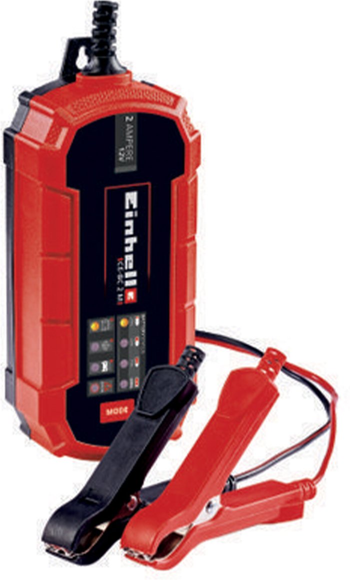 The Range | Einhell Einhell CE-BC 2 M 12V 2A Intelligent Vehicle Battery Charger Einhell Einhell CE-BC 2 M 12V 2A Intelligent Vehicle Battery Charger