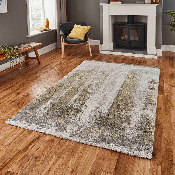 The Range | Think Rugs Brooklyn 8595 Rug Yellow Think Rugs Brooklyn 8595 Rug Yellow