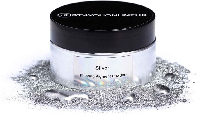 The Range | Just4youonlineUK Floating Resin Pigment Powder - Silver Just4youonlineUK Floating Resin Pigment Powder - Silver