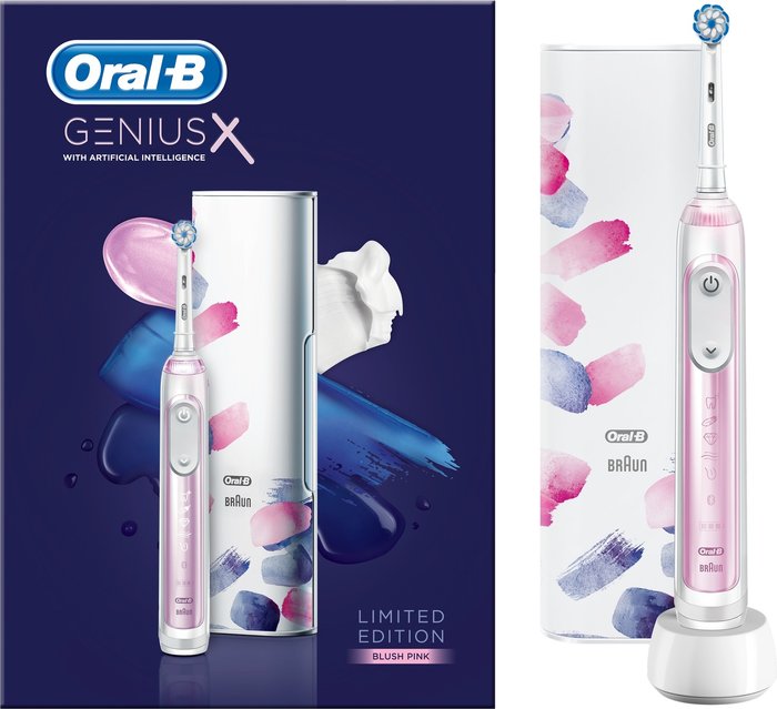 The Range | Oral B Oral B Genius X Limited Edition Electric Toothbrush - Pink Oral B Oral B Genius X Limited Edition Electric Toothbrush - Pink