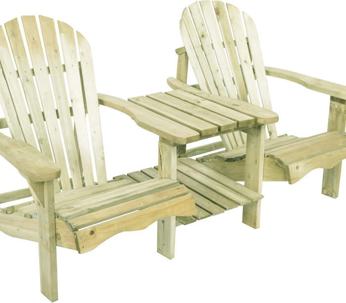 The Range | Outdoor Living Outdoor Living Double Adirondack Bench Outdoor Living Outdoor Living Double Adirondack Bench