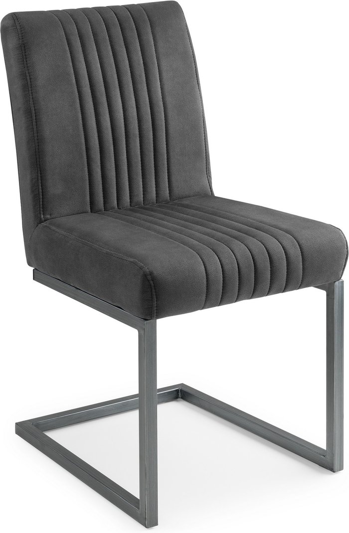 The Range | Julian Bowen Set Of 2 Brooklyn Dining Chairs - Charcoal Grey - Grey Julian Bowen Set Of 2 Brooklyn Dining Chairs - Charcoal Grey - Grey