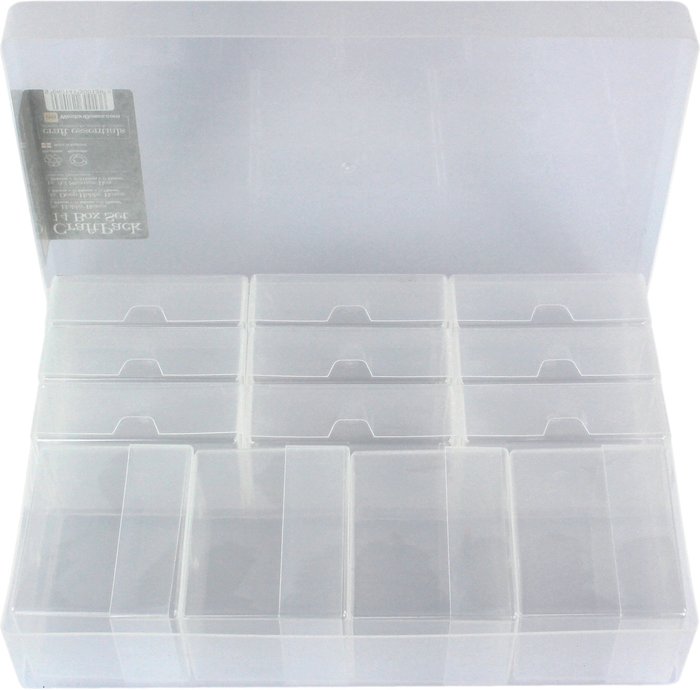 The Range | WestonBoxes Multi-Pack of Craft Boxes - Silver / 14 WestonBoxes Multi-Pack of Craft Boxes - Silver / 14