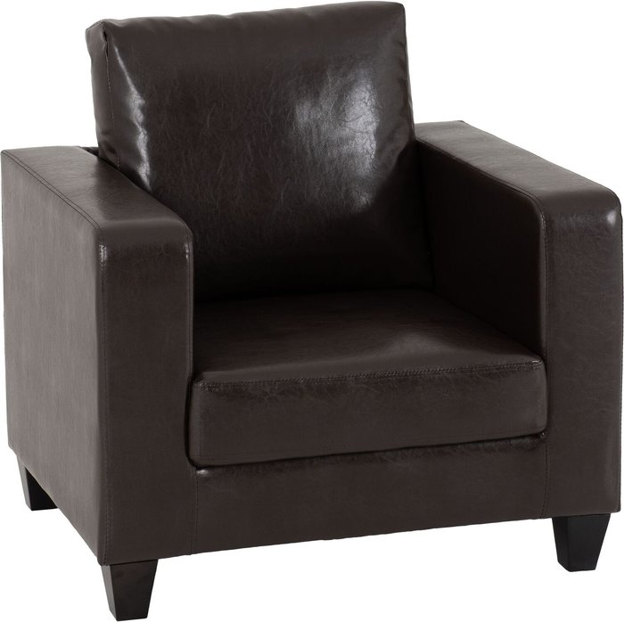 The Range | Seconique Tempo Armchair - Brown PU Seconique Tempo Armchair - Brown PU