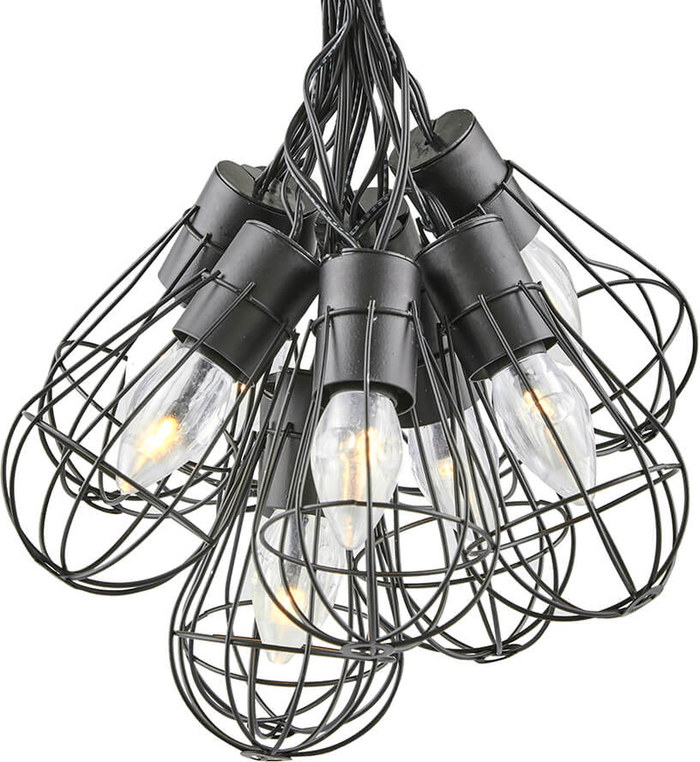The Range | BillyOh Solar Powered Lantern String Lights - Black BillyOh Solar Powered Lantern String Lights - Black