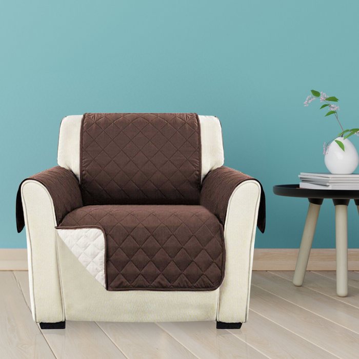 The Range | Marco Paul 1 Seater Brown Armchair Cover - Brown Marco Paul 1 Seater Brown Armchair Cover - Brown