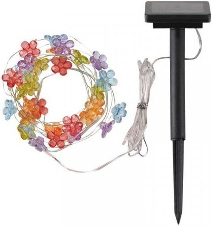 The Range | Garden Greatness 30 Flower Firefly Solar String Lights - Blue Garden Greatness 30 Flower Firefly Solar String Lights - Blue