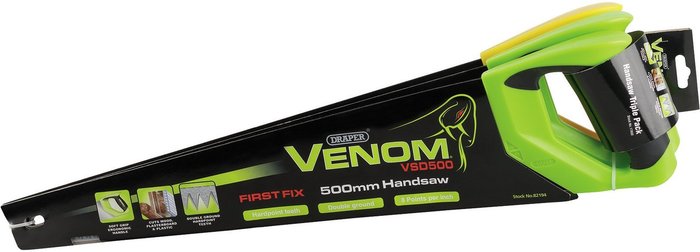 The Range | Draper Draper Venom Double Ground Handsaws Pack of 3 Draper Draper Venom Double Ground Handsaws Pack of 3