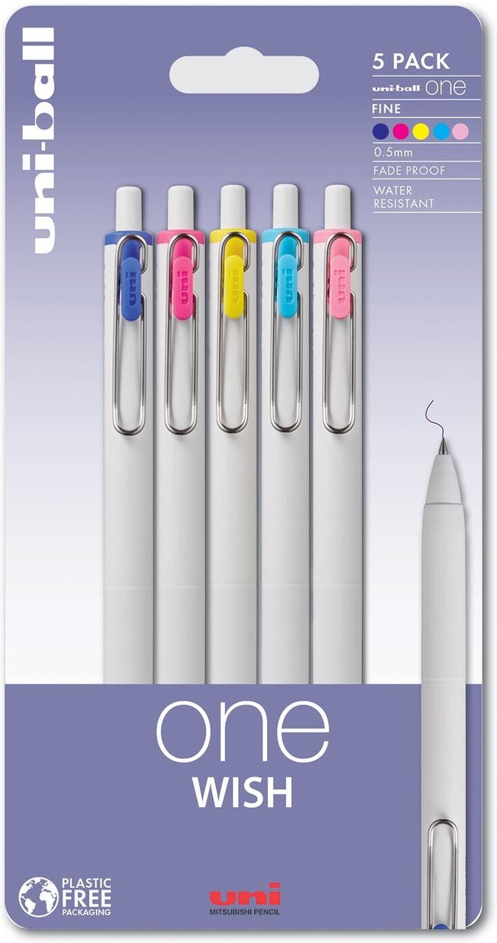 The Range | Uni-ball Pack of Five Uni-ball Assorted Fine Pens Uni-ball Pack of Five Uni-ball Assorted Fine Pens