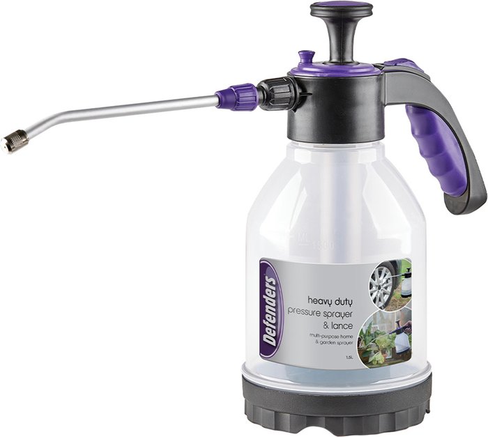 The Range | Defenders Heavy Duty Pressure Sprayer and Lance 1.5L - Purple Defenders Heavy Duty Pressure Sprayer and Lance 1.5L - Purple
