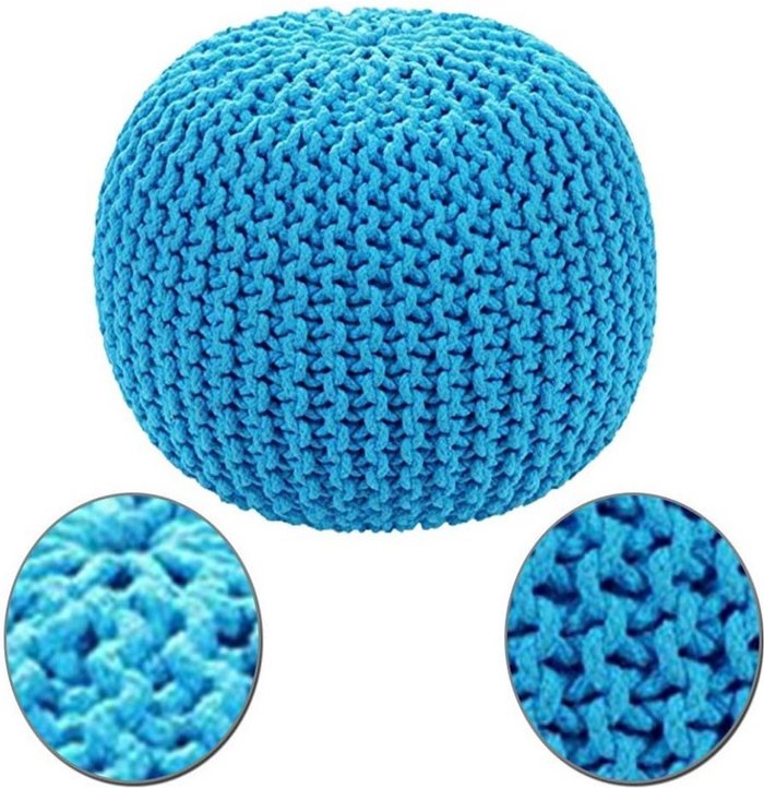 The Range | R&G Charcoal Pouffe - Teal R&G Charcoal Pouffe - Teal