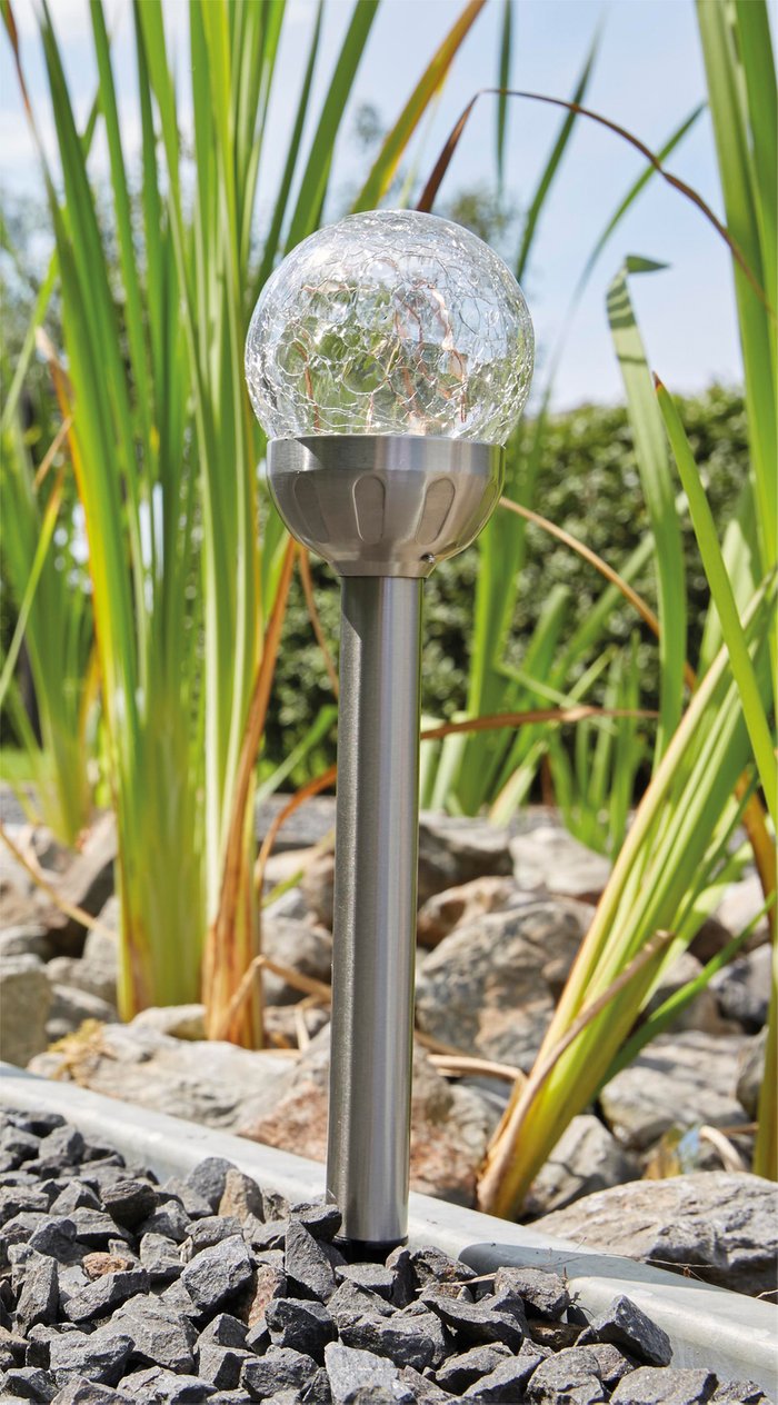 The Range | Luxform Luxform Conga Solar Spike Light -Globe 31025 (Each) Luxform Luxform Conga Solar Spike Light -Globe 31025 (Each)