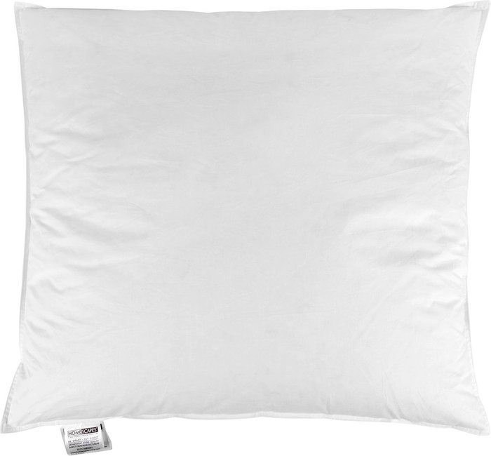 The Range | Homescapes Premium Goose Down Square Pillow - White Homescapes Premium Goose Down Square Pillow - White