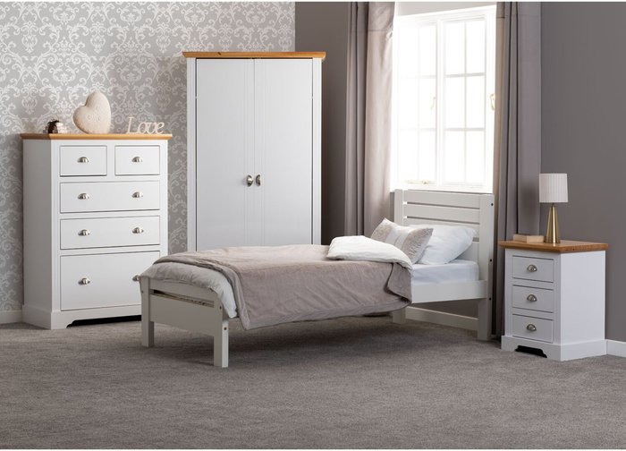 The Range | Seconique Toledo 3' Bed - White Seconique Toledo 3' Bed - White