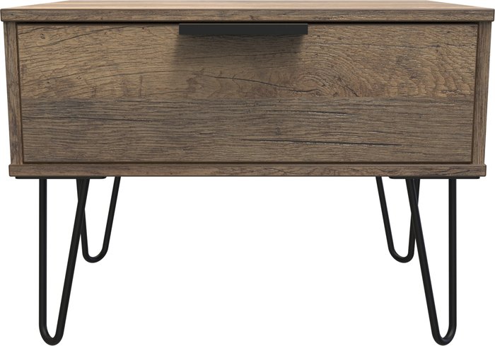 The Range | Hong Kong Ready Assembled 1 Drawer Midi Chest - Vintage Oak Hong Kong Ready Assembled 1 Drawer Midi Chest - Vintage Oak