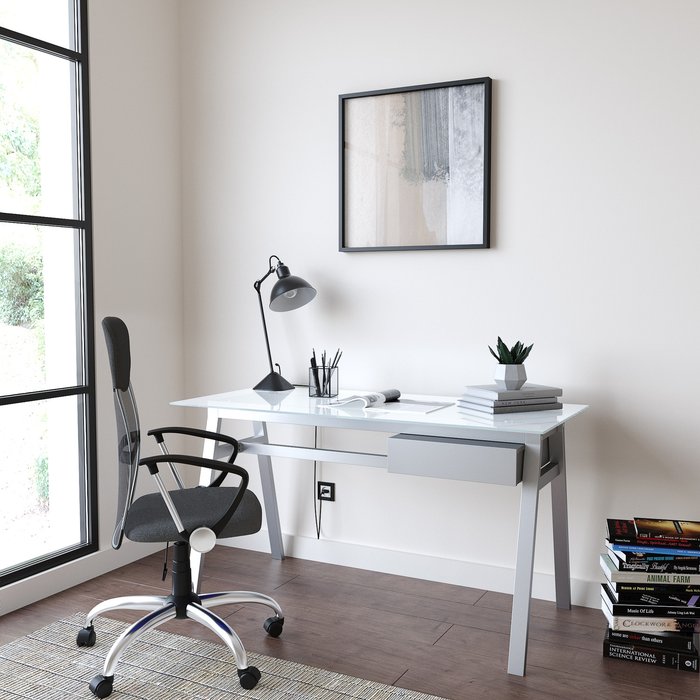 The Range | Alphason ALPHASON Richmond AW21928WHT Desk - White Alphason ALPHASON Richmond AW21928WHT Desk - White