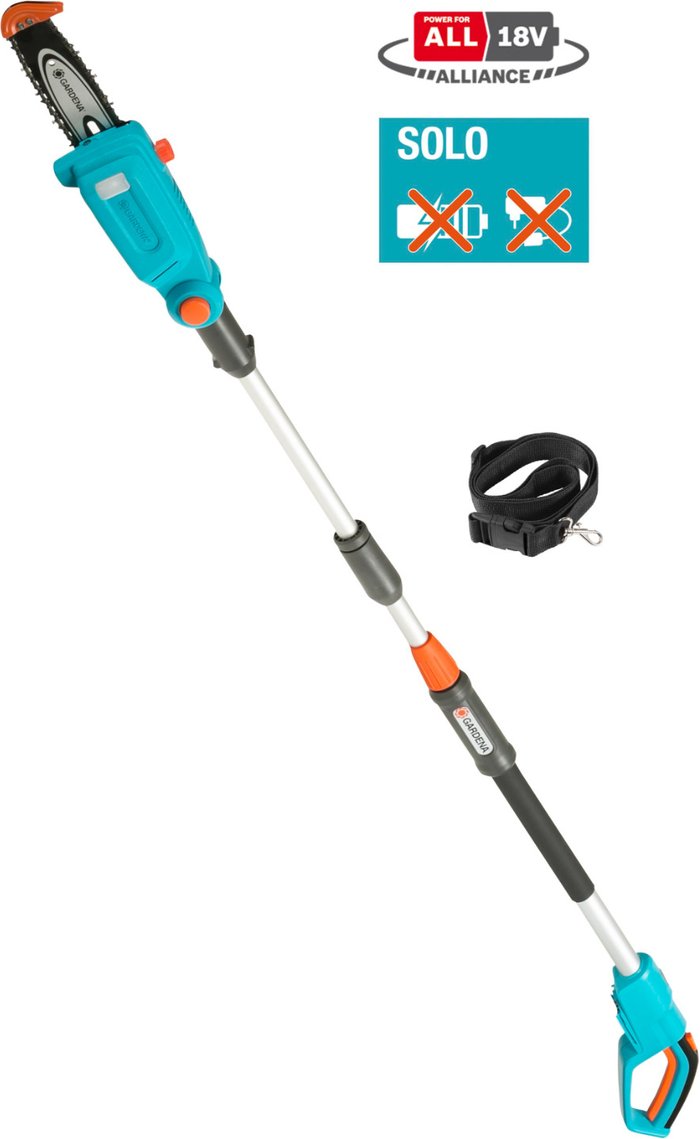 The Range | Gardena Telescopic 20-18V Cordless Pruner (Without Battery) - Aqua Gardena Telescopic 20-18V Cordless Pruner (Without Battery) - Aqua