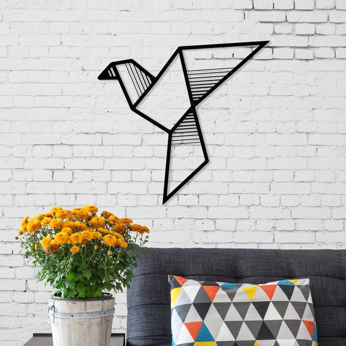 The Range | Decortie Fly Wall Art No.14 Metal Decorative Object - Black Decortie Fly Wall Art No.14 Metal Decorative Object - Black