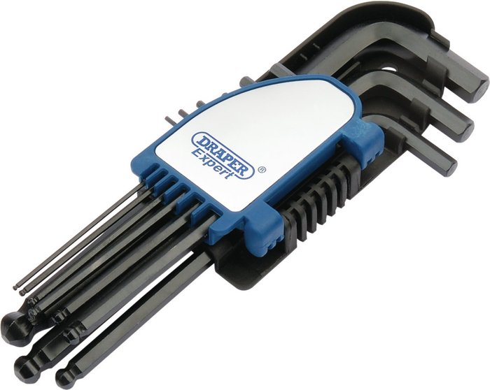 The Range | Draper Draper Expert 9 Piece Ball End Hexagon Allen Key Set Metric Draper Draper Expert 9 Piece Ball End Hexagon Allen Key Set Metric