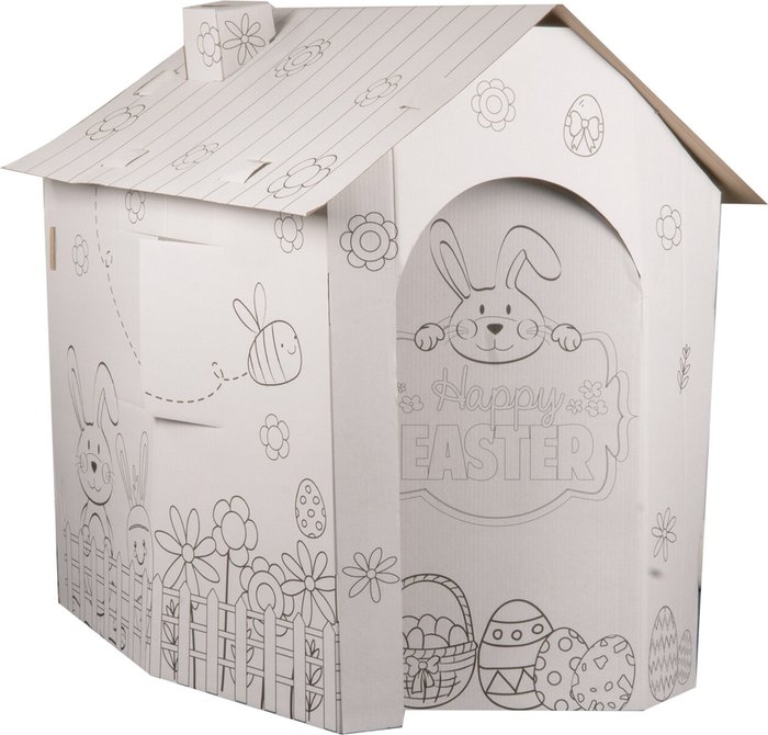 The Range | Colour Your Own Easter House Colour Your Own Easter House