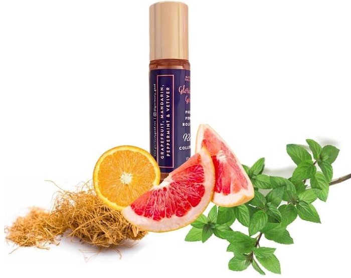 The Range | Gloriously Good Grapefruit, Mandarin, Peppermint and Vetiver Roll-on Oil - White Gloriously Good Grapefruit, Mandarin, Peppermint and Vetiver Roll-on Oil - White